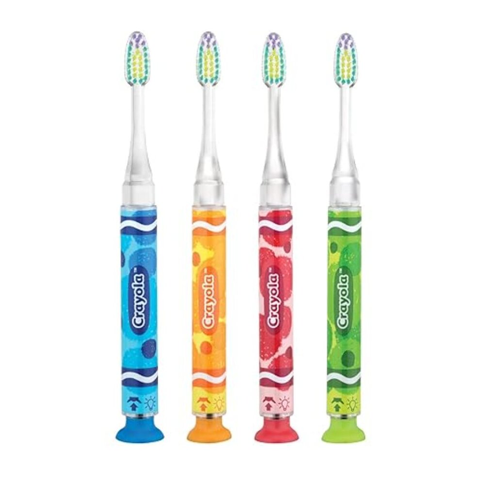 Crayola Timer Light Kids' Toothbrush BLUE * ORANGE * RED